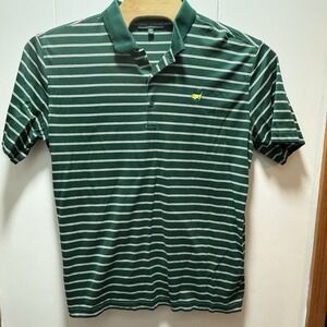 Masters Collection Green White Striped Polo Shirt Men Size XXL Pima Cotton‎ Logo